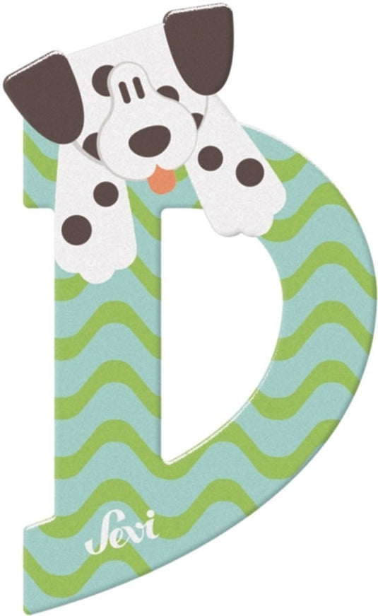 Sevi letter d dalmatian: 10 cm (83004)