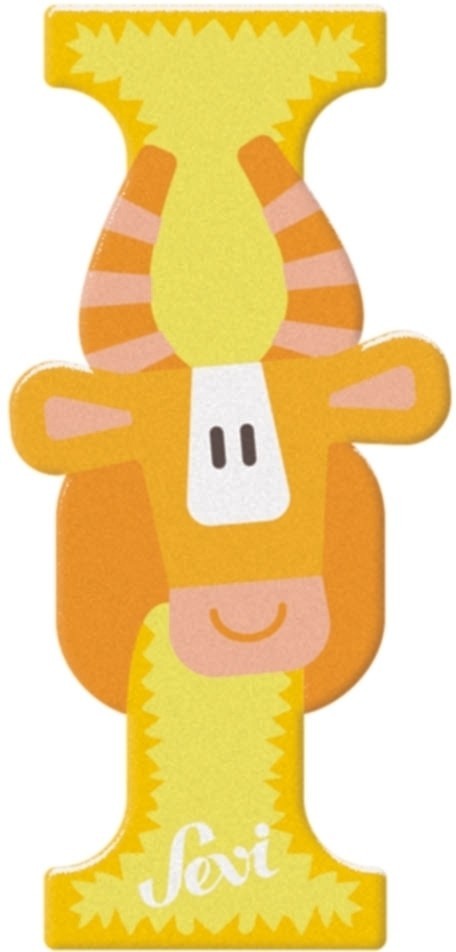Afbeelding laden in galerijviewer, Sevi letter i impala: 10 cm (83009)
