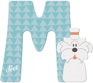 Sevi letter m maltese: 10 cm (83013)