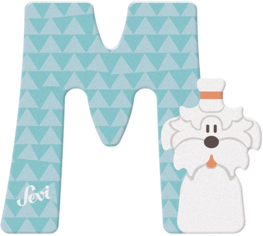 Sevi letter m maltese: 10 cm (83013)