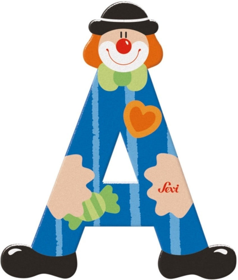 Afbeelding laden in galerijviewer, Sevi letter clown a: 10 cm (81737)
