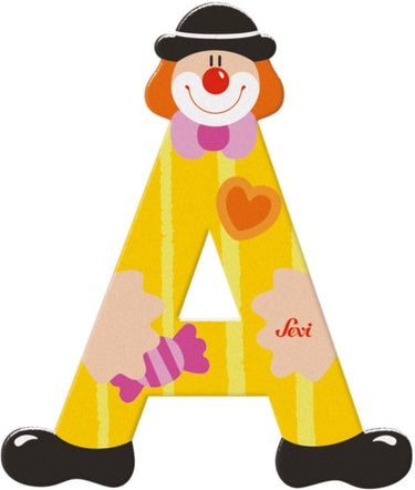 Sevi letter clown a: 10 cm (81737)