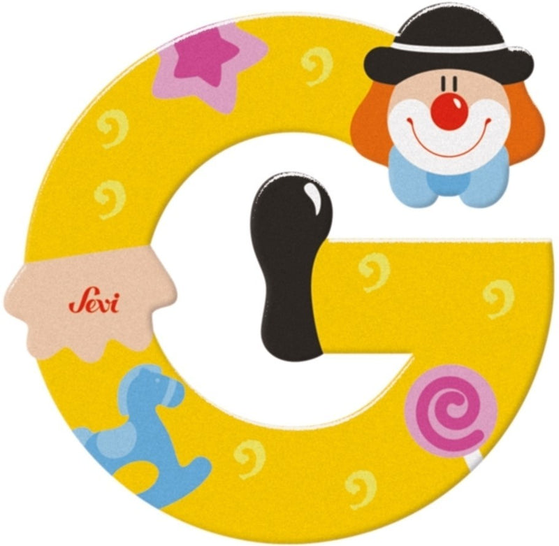 Afbeelding laden in galerijviewer, Sevi letter clown g: 10 cm (81743)
