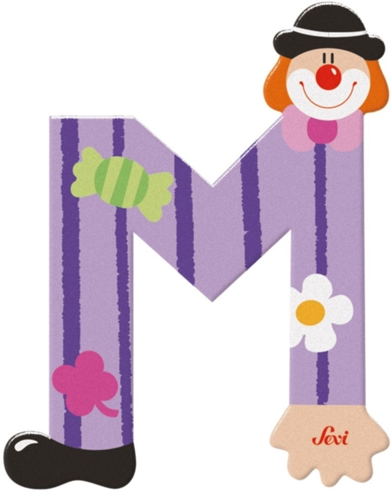 Afbeelding laden in galerijviewer, Sevi letter clown m: 10 cm (81749)
