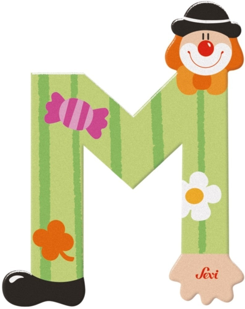 Afbeelding laden in galerijviewer, Sevi letter clown m: 10 cm (81749)
