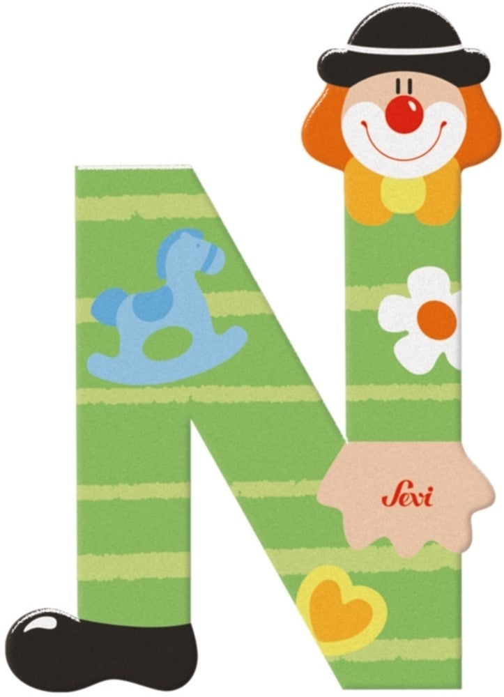 Afbeelding laden in galerijviewer, Sevi letter clown n: 10 cm (81750)
