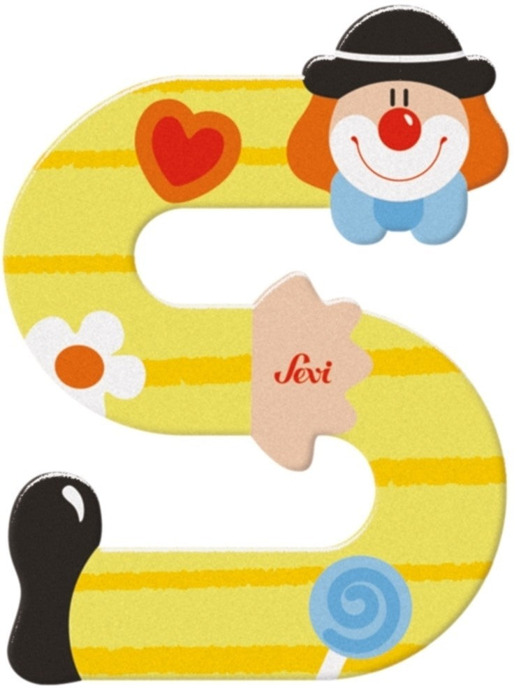 Afbeelding laden in galerijviewer, Sevi letter clown s: 10 cm (81755)
