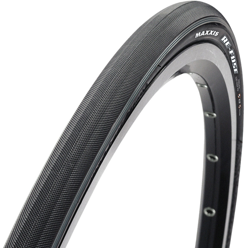 Afbeelding laden in galerijviewer, Maxxis vouwband re-fuse 32-622 carbon fiber 60tpi zwart bruin
