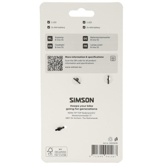 Afbeelding laden in galerijviewer, Simson koplamp aurora b-line 5s
