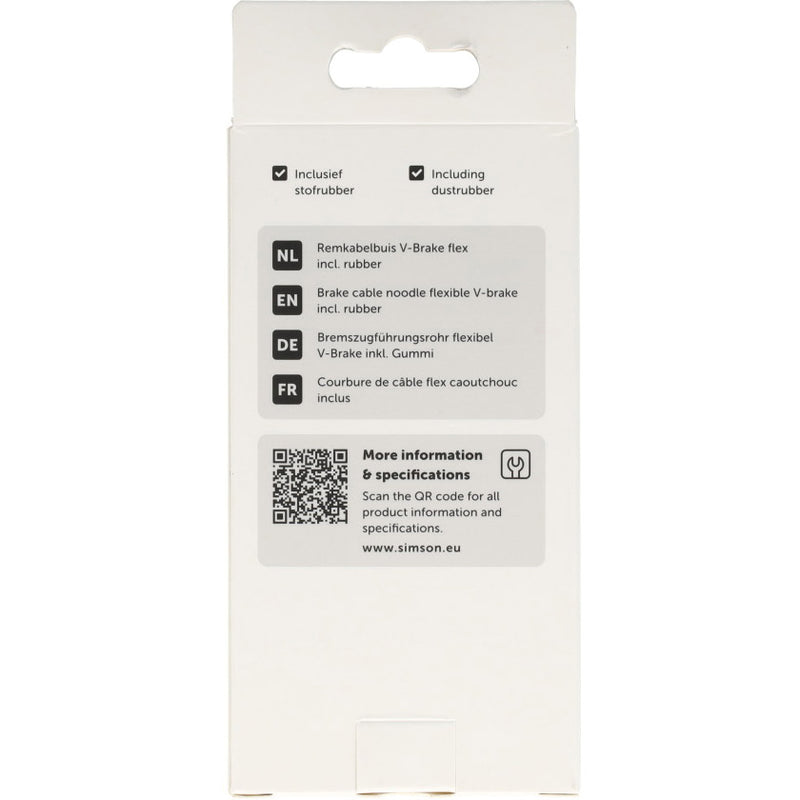 Afbeelding laden in galerijviewer, Simson remkabelbuis v-brake flexibel inclusief rubber

