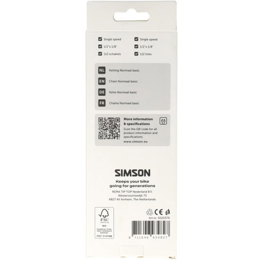 Simson ketting basic normaal