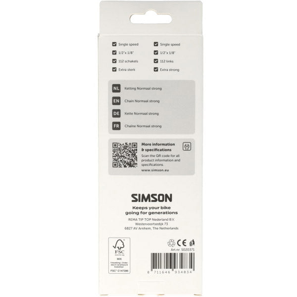 Afbeelding laden in galerijviewer, Simson ketting strong normaal
