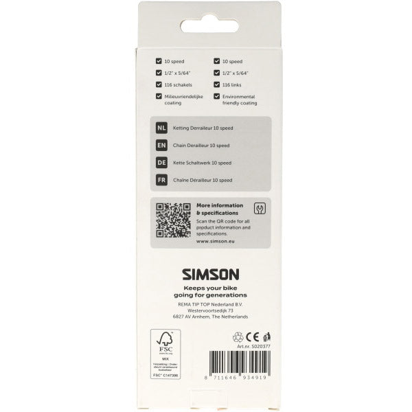Afbeelding laden in galerijviewer, Simson ketting derailleur 10
