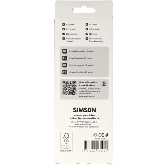 Simson ketting derailleur 10