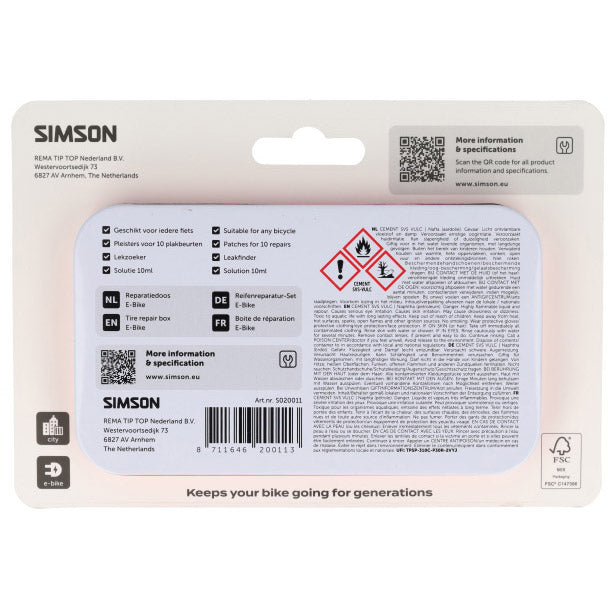 Afbeelding laden in galerijviewer, Simson reparatiedoos e-bike
