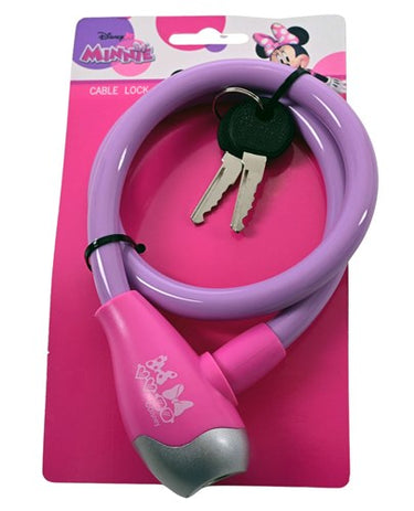 Minnie mouse kabelslot paars roze