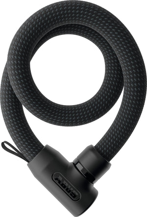 Abus fietsslot textiel-kettingslot - yarnit™ 4004k - security level 7 - zwart - 110 cm - geschikt voor elektrische fietsen en stadsfietsen - lichtgewicht - slechts 0,88 kg