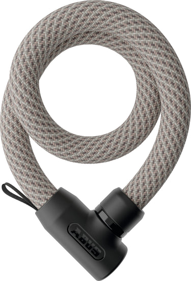 Abus fietsslot textiel-kettingslot - yarnit™ 4004k - security level 7 - beige - 110 cm - geschikt voor elektrische fietsen en stadsfietsen - lichtgewicht - slechts 0,88 kg