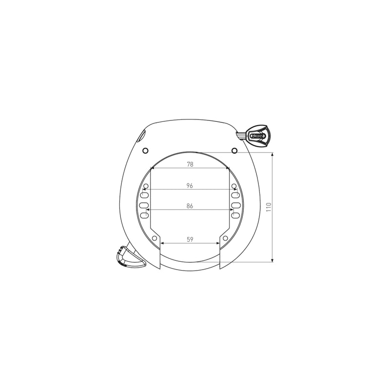 Afbeelding laden in galerijviewer, Abus Shield XPlus 5755L ART 2 - Zwart - Ringslot
