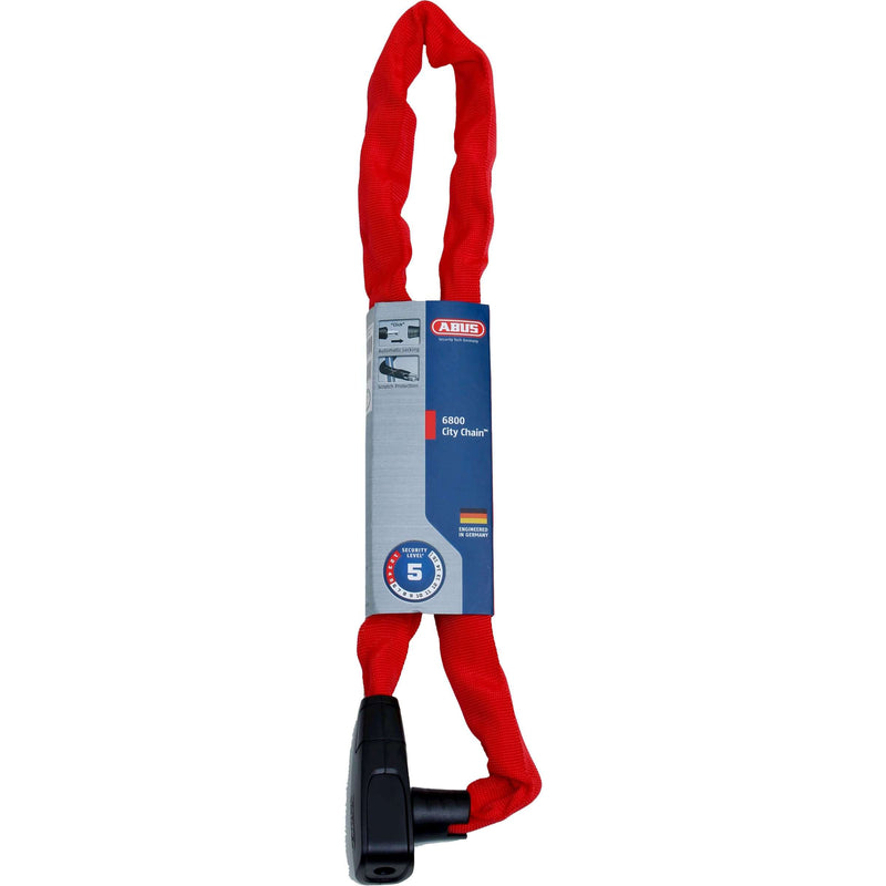 Afbeelding laden in galerijviewer, Abus CityChain 6800 85 Rood - Fietskettingslot
