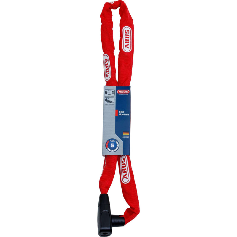 Afbeelding laden in galerijviewer, Abus CityChain 6800 110 Rood - Kettingslot
