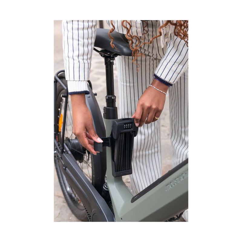 Afbeelding laden in galerijviewer, Abus fietsslot vouwslot - bordo™ 6000c - security level 10 - zwart - 120 cm - geschikt voor elektrische fietsen en stadsfietsen

