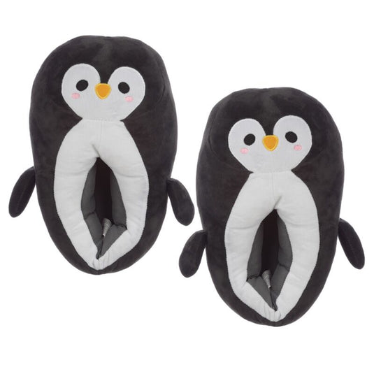 Pinguïn sloffen (unisex one size)