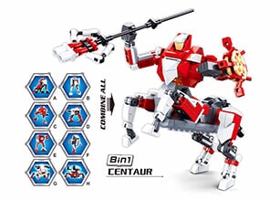 Afbeelding laden in galerijviewer, Sluban robot 8 in 1 (m38-b0988)
