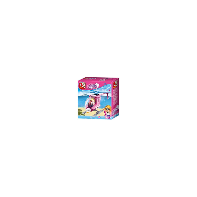 Afbeelding laden in galerijviewer, Sluban girl's dream helikopter (m38-b0600d)
