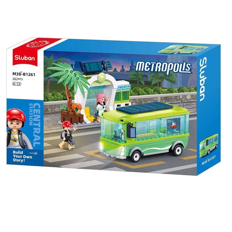 Afbeelding laden in galerijviewer, Sluban metropolis new electric bus (m38-b1261)
