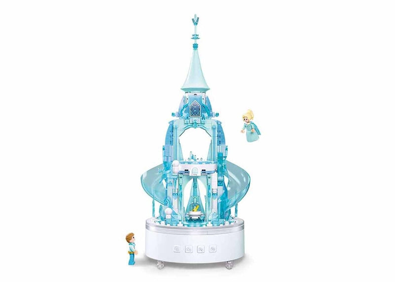 Afbeelding laden in galerijviewer, Sluban ice castle music box (m38-b1168)
