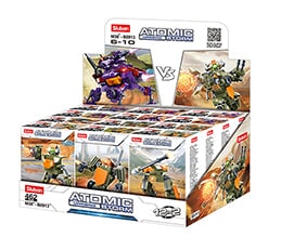 Afbeelding laden in galerijviewer, Sluban 12 in 2 green robot display (m38-b0913)
