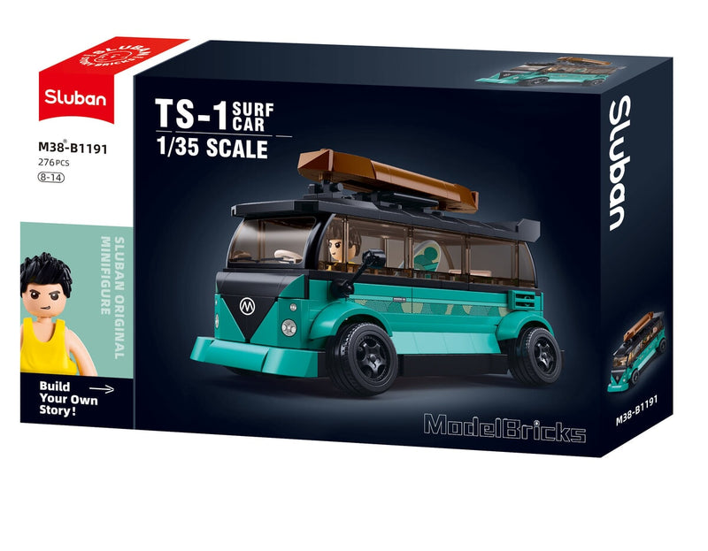 Afbeelding laden in galerijviewer, Sluban modelbricks surf auto (m38-b1191)
