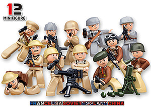 Sluban army wwii soldaten 60st. polybags (m38-b0580)