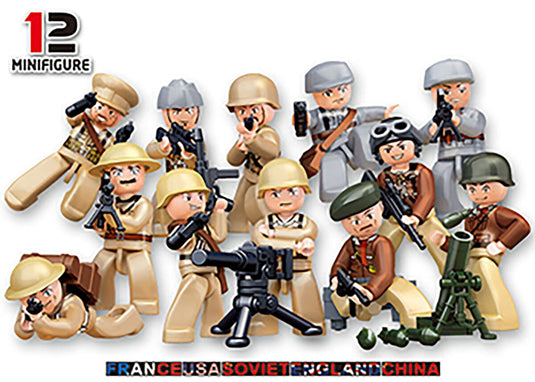 Sluban army wwii soldaten 60st. polybags (m38-b0580)