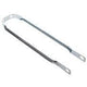 Hh spatbordstang 16 inch zink