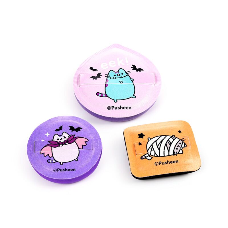 Afbeelding laden in galerijviewer, Union pusheen de kat halloween set van 3 make up sponsjes
