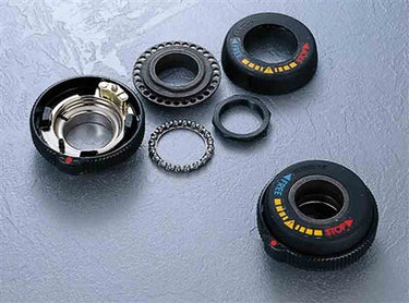 Shimano balhoofdslot 1 inch x 24 T.P.I. , draadversie. Wordt geleverd zonder onderste balhoofd cup