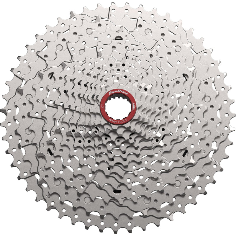 Afbeelding laden in galerijviewer, Sunrace cassette csmz930 12v 10-51t microspline zilv r
