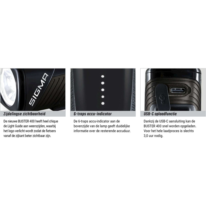 Afbeelding laden in galerijviewer, Verlichtingset Sigma Buster 400 USB + Buster RL 80 Flash USB
