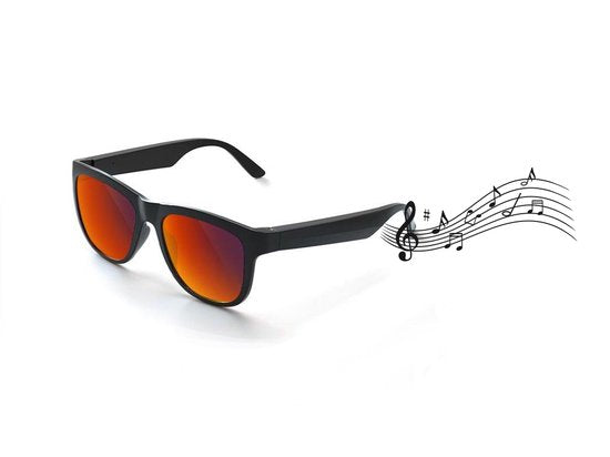 Afbeelding laden in galerijviewer, Caliber soundglasses smart-bril gepolariseerd - rood
