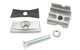 Hebie adapter middenstandaard +bout m10x65mm 69909 zilver