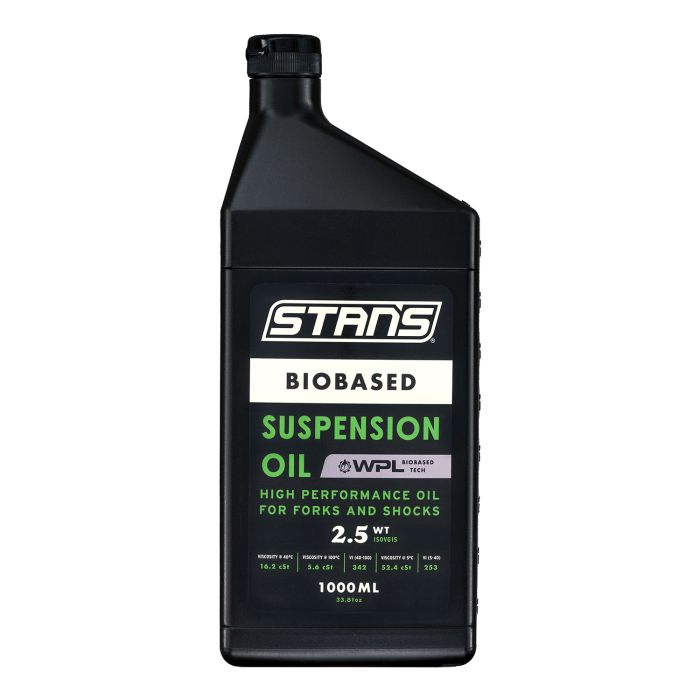 Afbeelding laden in galerijviewer, Stan's biobased suspension oil - 2,5wt - 1l
