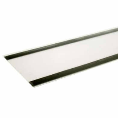 Plastic poster hoes magneetstrips - 98 x 15 cm