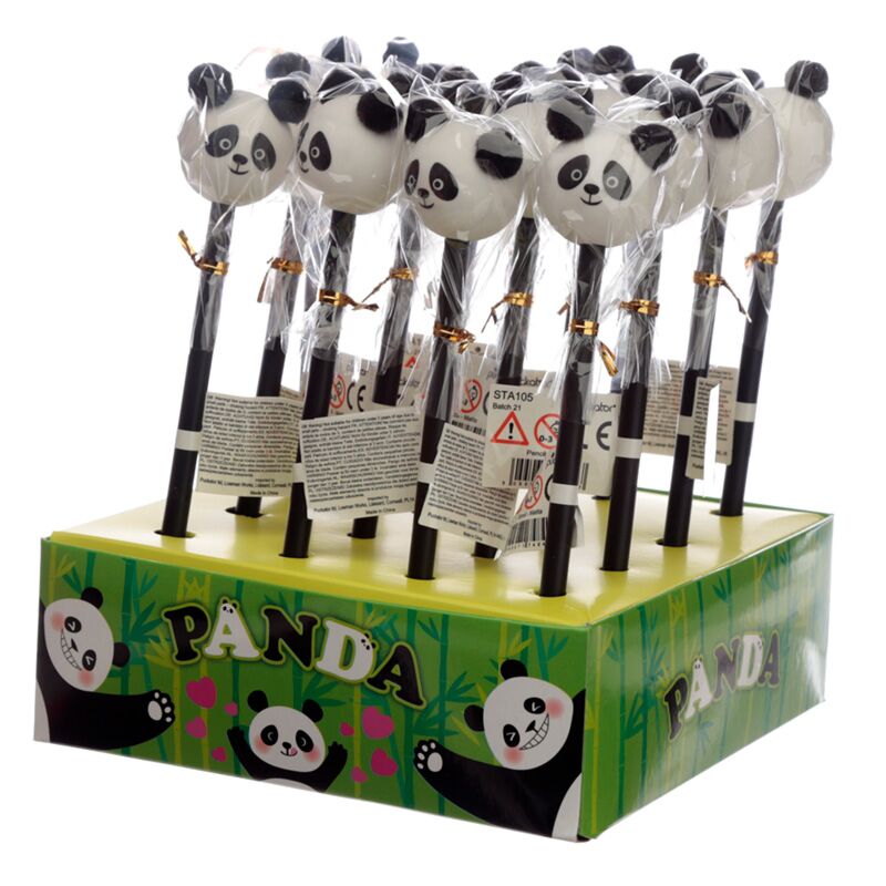 Afbeelding laden in galerijviewer, Panda - pom pom potlood
