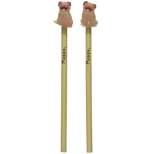 Mopshond - pvc top potlood