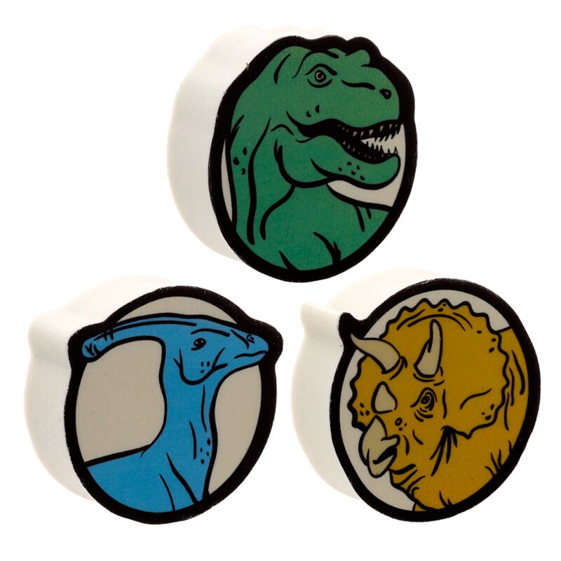 Afbeelding laden in galerijviewer, Set van 3 dinosauria gummen

