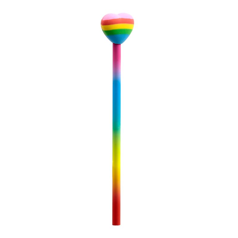 Afbeelding laden in galerijviewer, Regenboog hart - gum potlood
