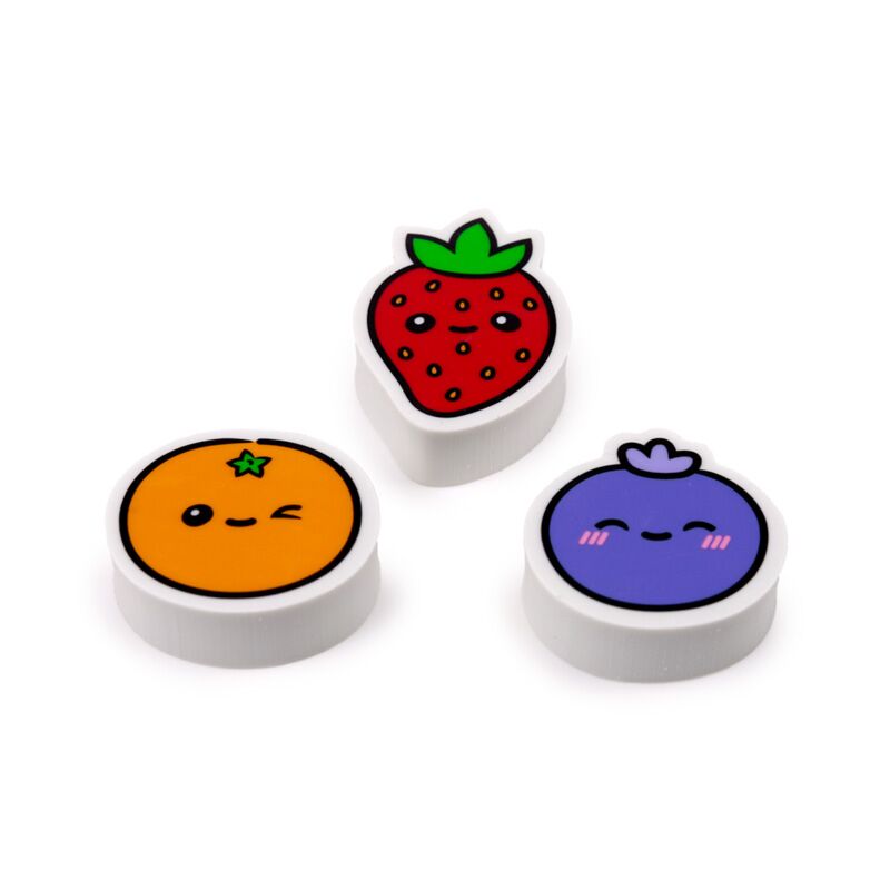 Afbeelding laden in galerijviewer, Set van 3 foodiemals fruit gummen
