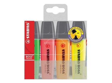 Stabilo tekstmarker boss original kleurenassortiment 8 stuks